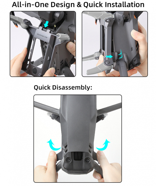 Удлинители шасси "Паук" для DJI Mavic 3 (SunnyLife) фото в интернет-магазине gdrone.ru