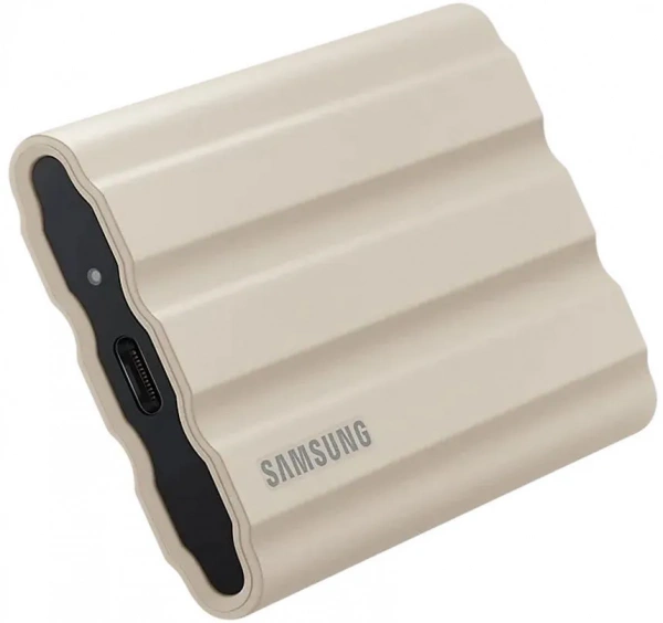 Портативный SSD Samsung T7 Shield 2TB MU-PE2TO (Серый) фото в интернет-магазине gdrone.ru