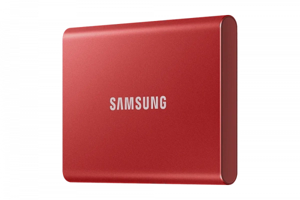 Портативный SSD USB 3.2 T7 1ТБ MU-PC1T0H (Красный) фото в интернет-магазине gdrone.ru