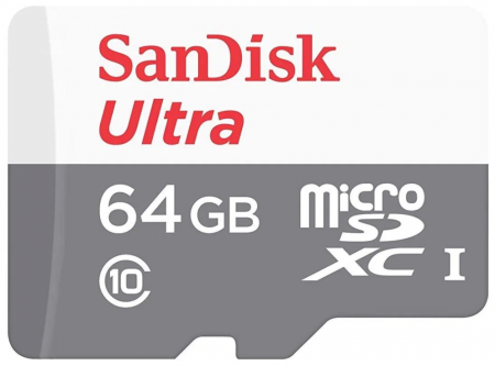 Карта памяти MicroSDXC Card Sandisk Ultra 64gb фото в интернет-магазине gdrone.ru