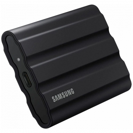 Портативный SSD Samsung T7 Shield 1TB MU-PE1TO (Чёрный) фото в интернет-магазине gdrone.ru