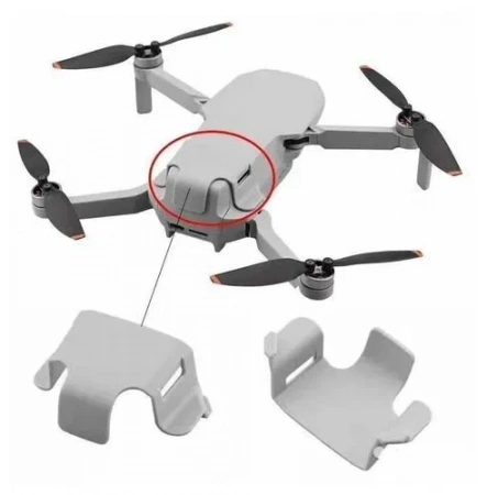 Зажим для батареи дрона DJI Mavic Mini 2/SE, противоскользящий фиксатор для аккумулятора квадрокоптера фото в интернет-магазине gdrone.ru