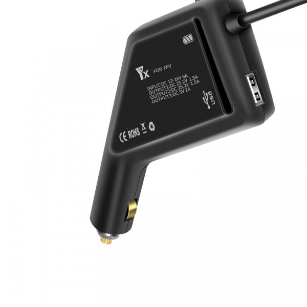 Автомобильное зарядное устройство DJI FPV (YX) фото в интернет-магазине gdrone.ru