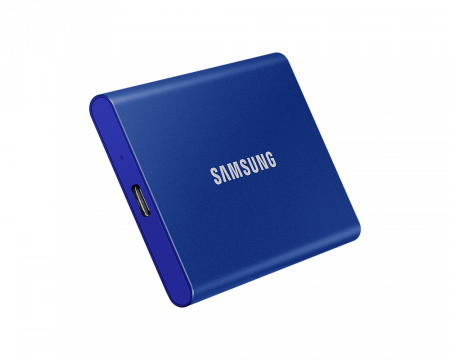 Портативный SSD USB 3.2 T7 1ТБ MU-PC1T0H (Синий) фото в интернет-магазине gdrone.ru