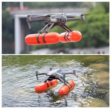 Посадочные шасси с поплавком Амфибия для DJI Air2 / Air 2S фото в интернет-магазине gdrone.ru
