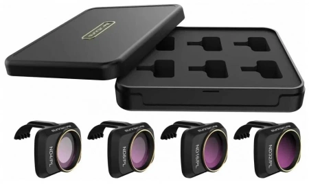 Фильтры ND PL для дрона DJI Mavic Mini / Mini 2 / SE, оптические фильтры для квадрокоптера фото в интернет-магазине gdrone.ru