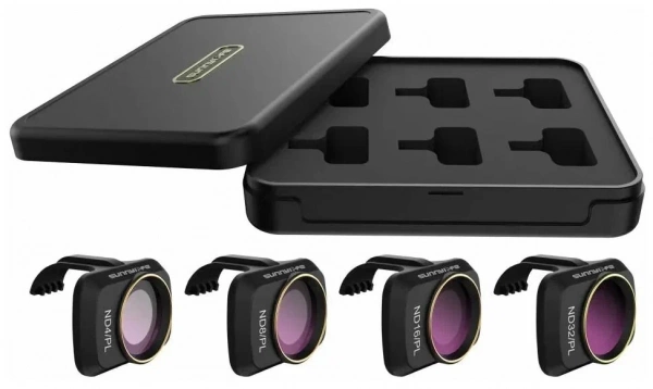 Фильтры ND PL для дрона DJI Mavic Mini / Mini 2 / SE, оптические фильтры для квадрокоптера фото в интернет-магазине gdrone.ru