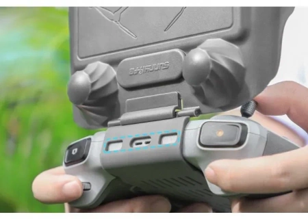 Защитный чехол пульта DJI RC Mini 3 Pro с козырьком от бликов фото в интернет-магазине gdrone.ru