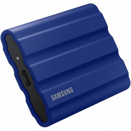 Портативный SSD Samsung T7 Shield 2TB MU-PE2TO (Синий) фото в интернет-магазине gdrone.ru