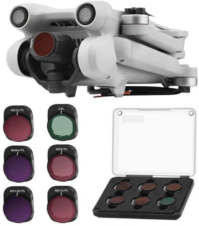 Оптический фильтр MyPads UV CPL ND8PL ND16PL ND32PL ND64PL для квадрокоптера DJI MINI 3 / DJI MINI 3 Pro фото в интернет-магазине gdrone.ru