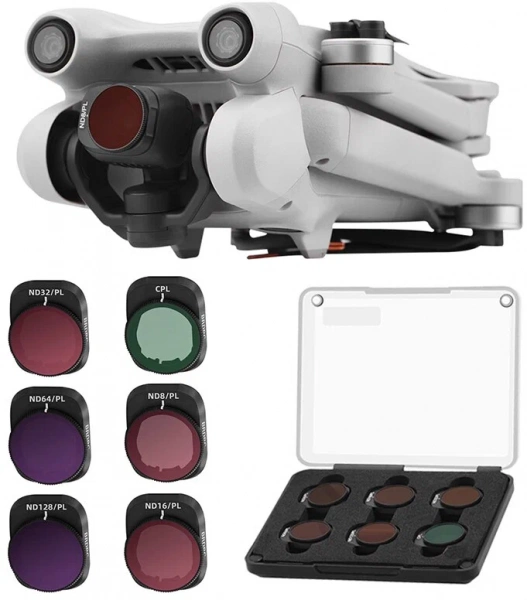Оптический фильтр MyPads UV CPL ND8PL ND16PL ND32PL ND64PL для квадрокоптера DJI MINI 3 / DJI MINI 3 Pro фото в интернет-магазине gdrone.ru
