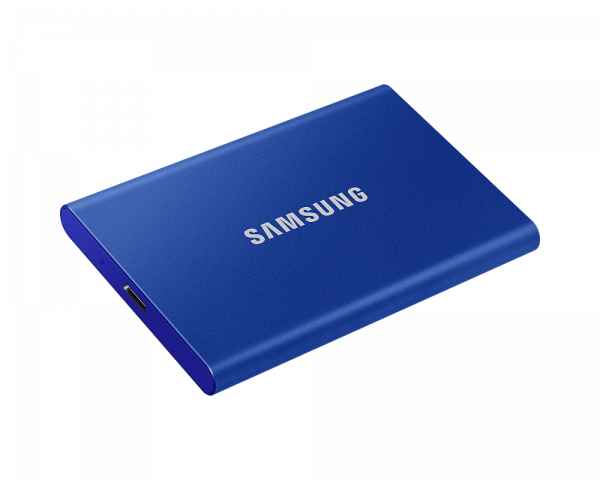 Портативный SSD USB 3.2 T7 1ТБ MU-PC1T0H (Синий) фото в интернет-магазине gdrone.ru