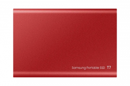 Портативный SSD USB 3.2 T7 2TB MU-PC2T0H (Красный) фото в интернет-магазине gdrone.ru