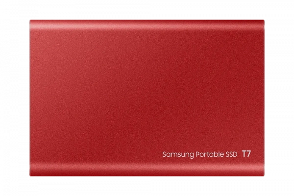 Портативный SSD USB 3.2 T7 2TB MU-PC2T0H (Красный) фото в интернет-магазине gdrone.ru