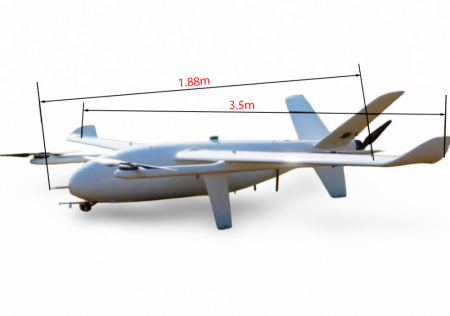 БПЛА самолетного типа с неподвижным крылом MD-G35 фото в интернет-магазине gdrone.ru