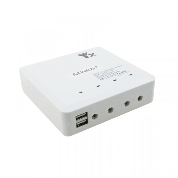 Зарядное устройство для 4 аккумуляторов DJI Mavic Air 2 / Air 2S, пульта и мобильного устройства (YX) фото в интернет-магазине gdrone.ru