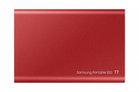 Портативный SSD USB 3.2 T7 1ТБ MU-PC1T0H (Красный) фото в интернет-магазине gdrone.ru