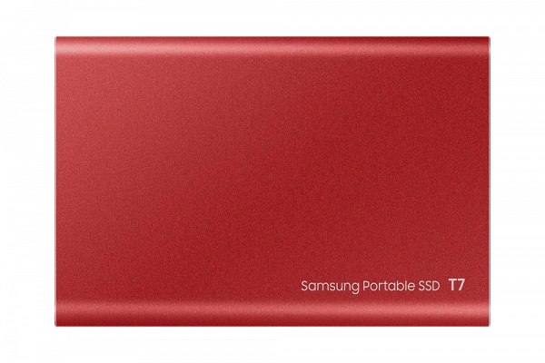 Портативный SSD USB 3.2 T7 1ТБ MU-PC1T0H (Красный) фото в интернет-магазине gdrone.ru