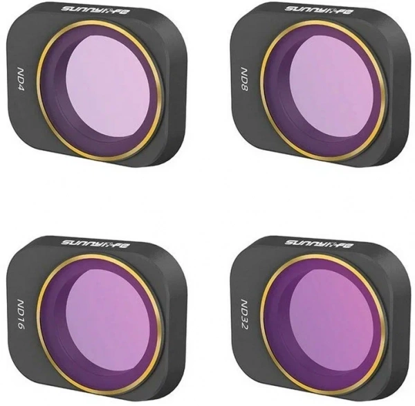 Набор фильтров SunnyLife ND4/8/16/32 для DJI Mini 3 Pro фото в интернет-магазине gdrone.ru