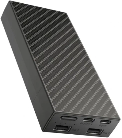 Зарядное устройство NITECORE CARBO NB20000 Power Bank с быстрой зарядкой из углеродного волокна фото в интернет-магазине gdrone.ru