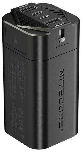 Водонепроницаемый power bank 20000mAh - NITECORE NPB4 Power Bank IP68, зарядное устройство фото в интернет-магазине gdrone.ru