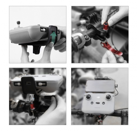 Крепление на руль велосипеда / мотоцикла для пульта DJI RC-N1 (SunnyLife) фото в интернет-магазине gdrone.ru