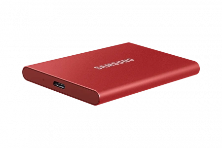 Портативный SSD USB 3.2 T7 1ТБ MU-PC1T0H (Красный) фото в интернет-магазине gdrone.ru