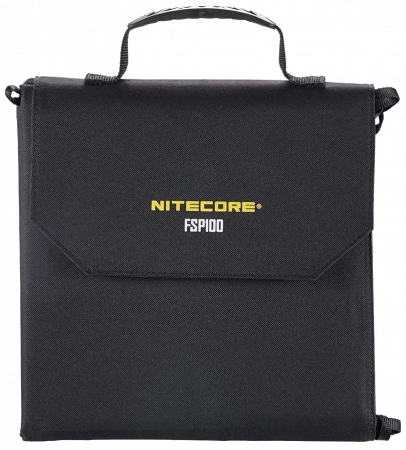 Складная солнечная панель Nitecore FSP100 мощностью 100W фото в интернет-магазине gdrone.ru
