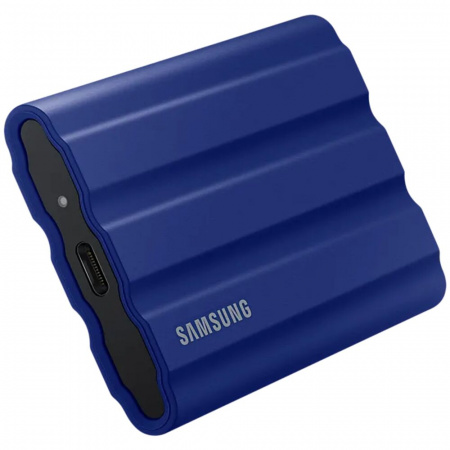 Портативный SSD Samsung T7 Shield 1TB MU-PE1TO (Синий) фото в интернет-магазине gdrone.ru